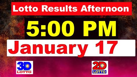 5pm result